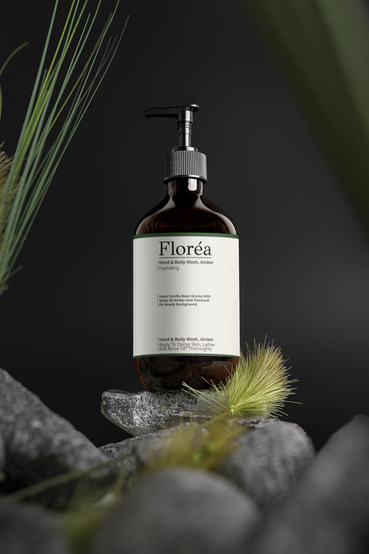Hand & Body Wash, Patchouli & Amber Vanilla - By Floréa