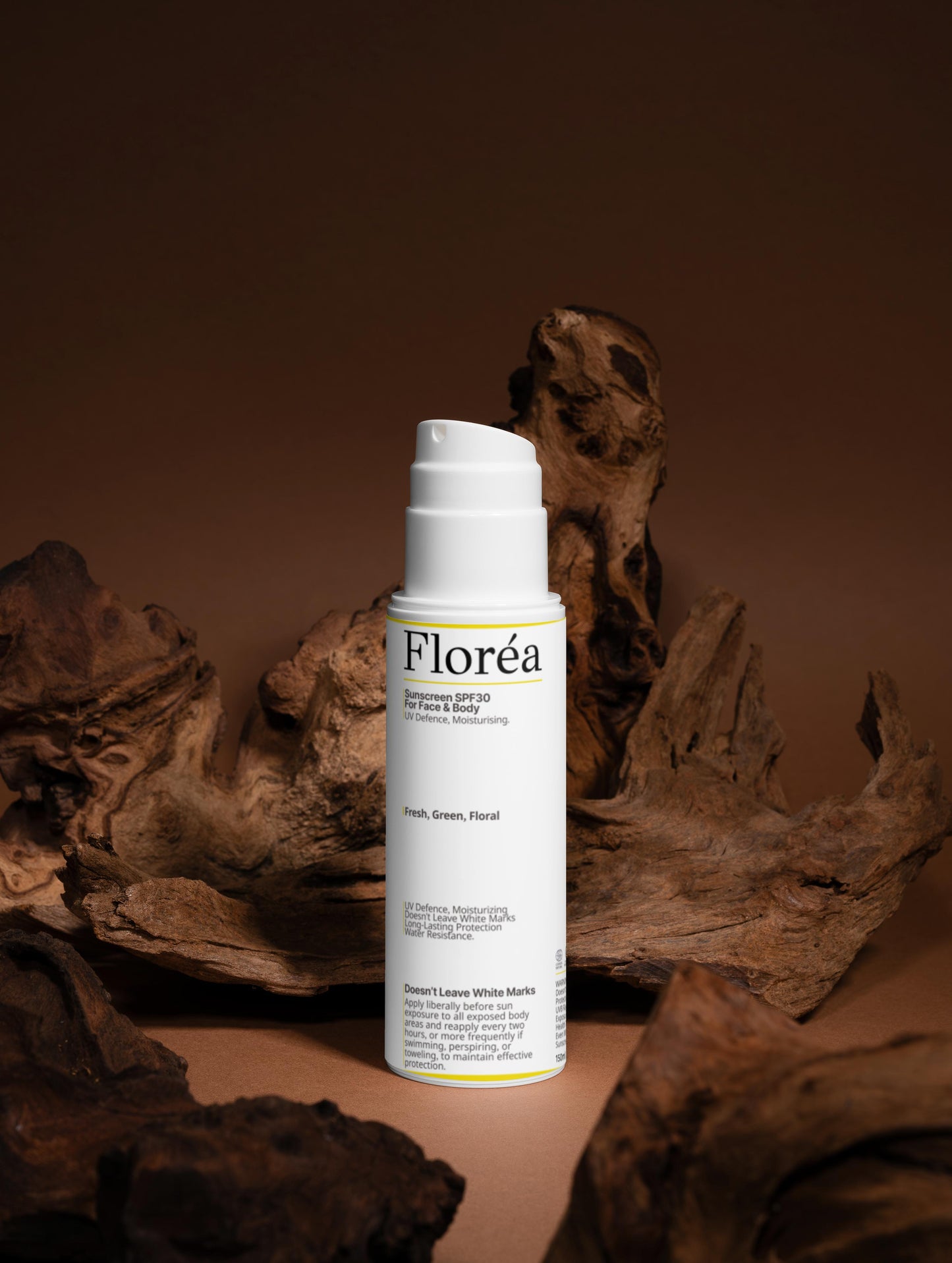 Mineral Sunscreen SPF30 for Face & Body, no tint - By floréa